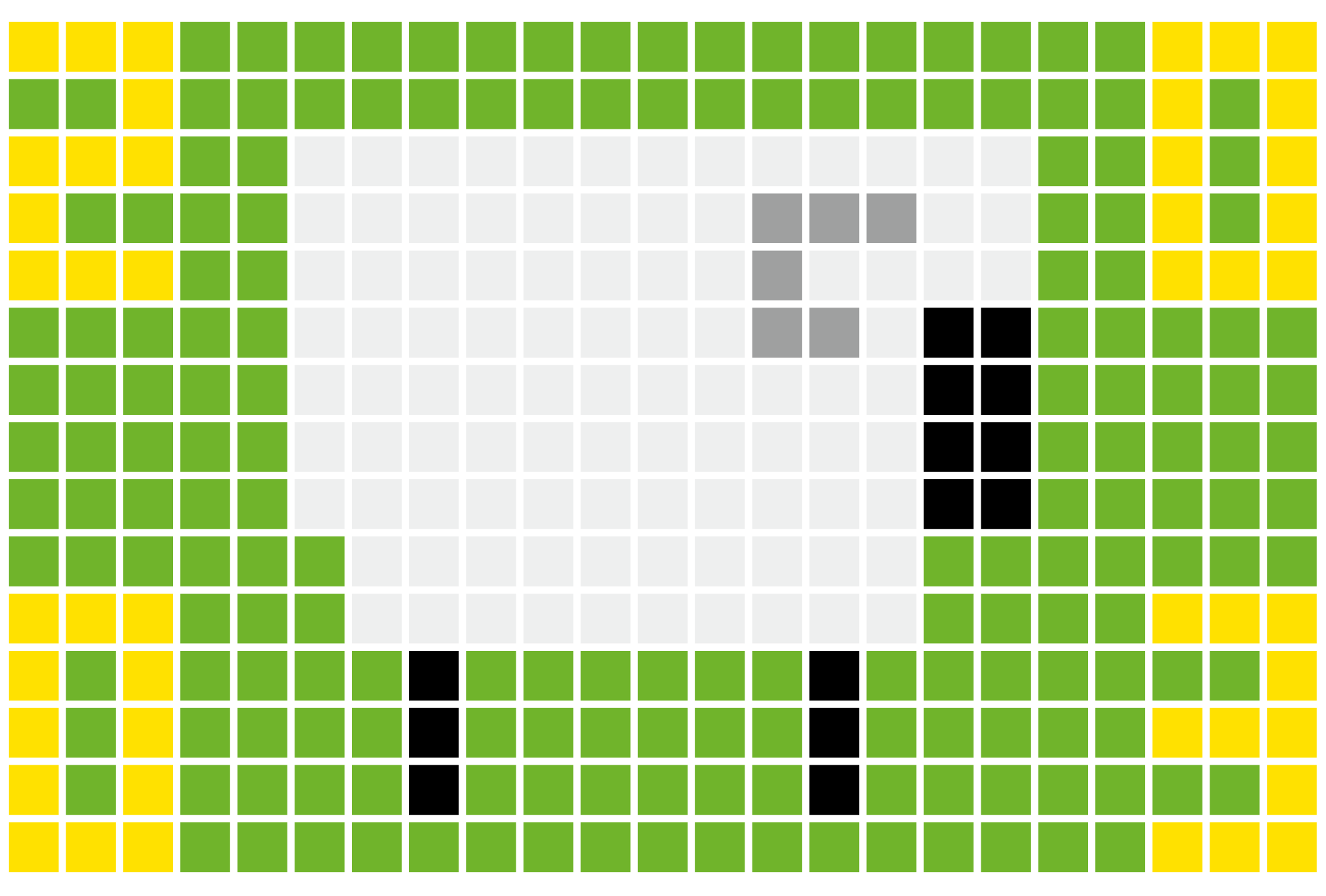 2003年賀状17：Sheep grid 2003のダウンロード画像