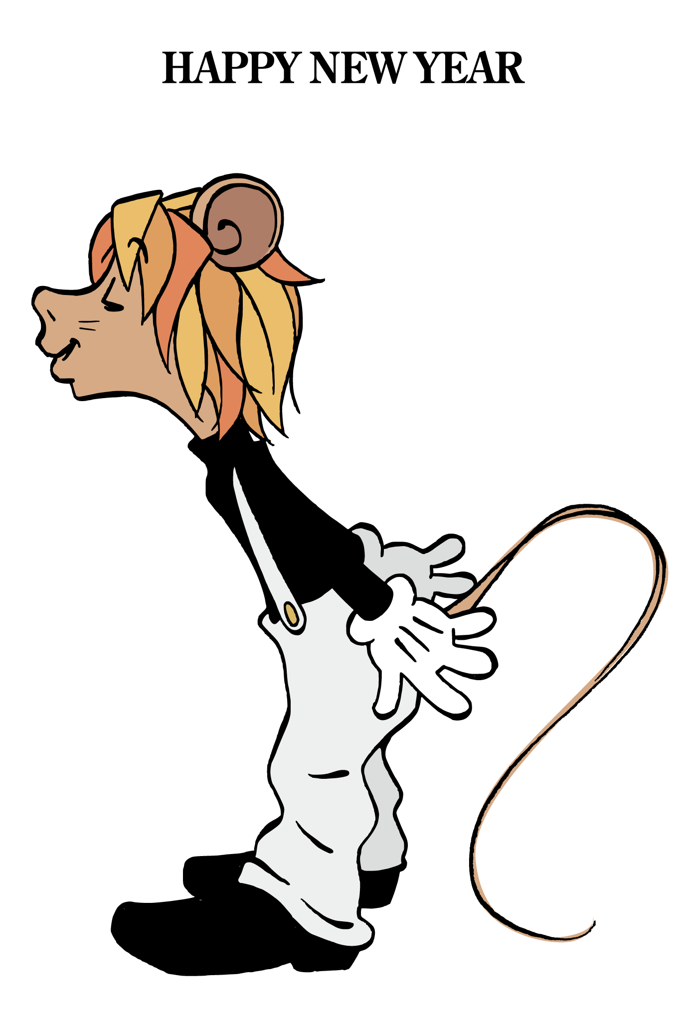 2008年賀状13：Mouse Boyのダウンロード画像