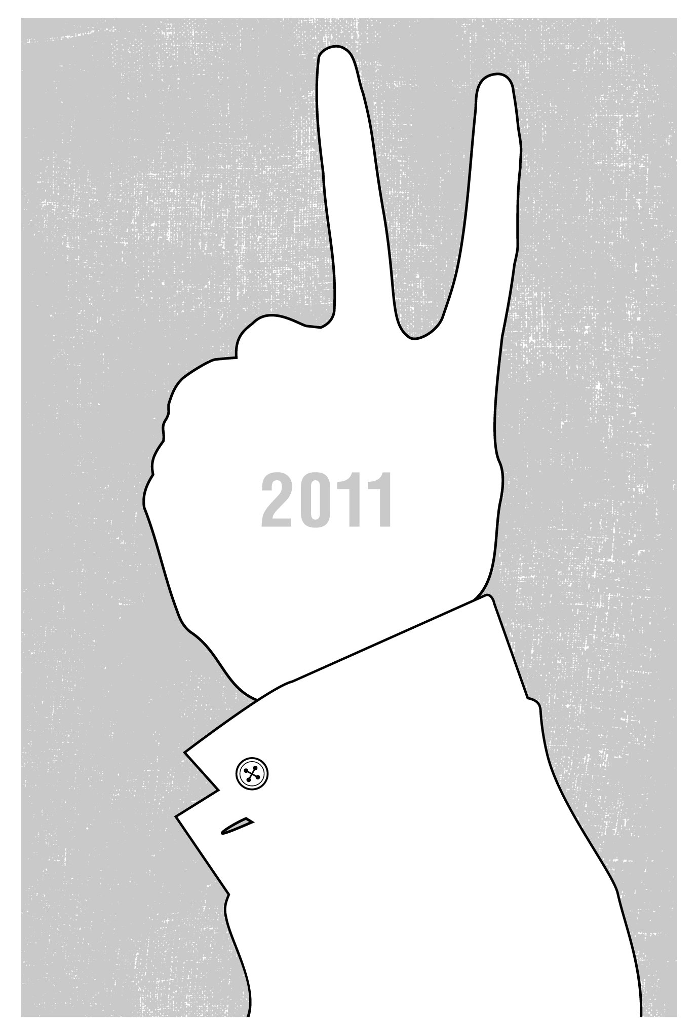 2011年賀状06：Peace / 2のダウンロード画像