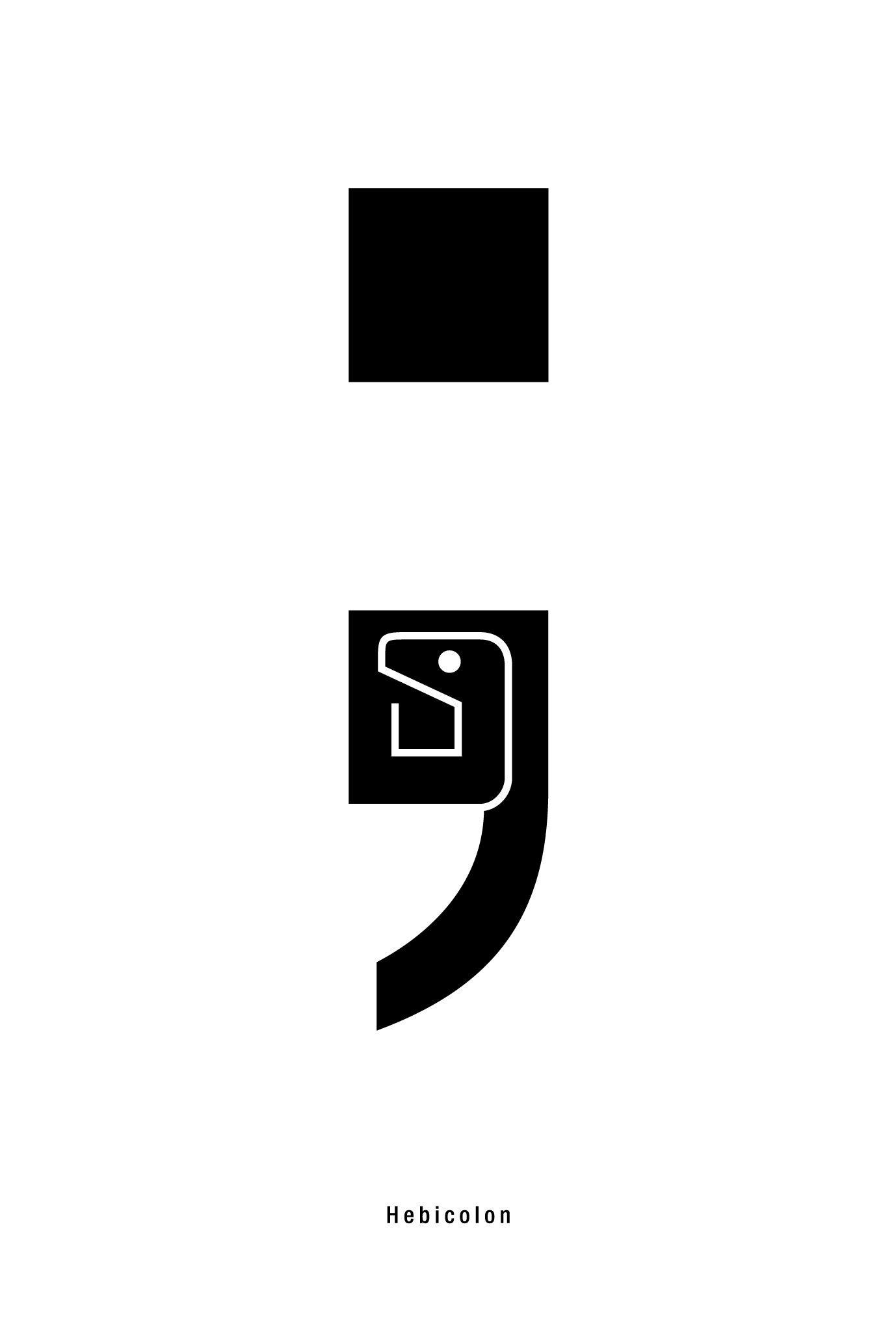 2013年賀状12-4：Semicolon ; Hebicolon / 4のダウンロード画像