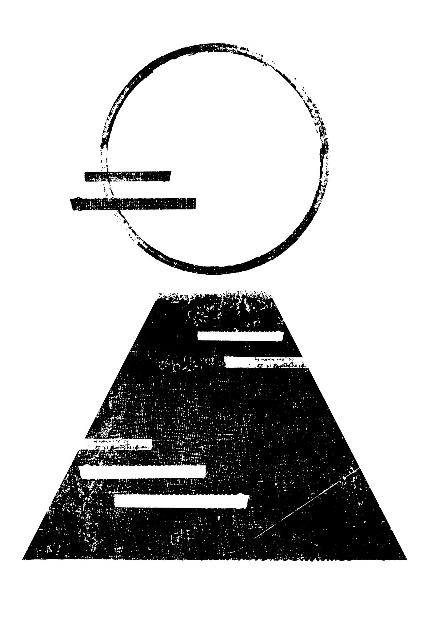 2023年賀状27-2：富士二〇二三（白黒）のダウンロード画像
