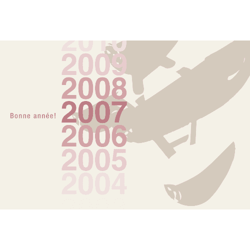 亥年2007年賀状のデザイン02