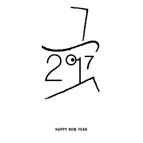 酉年2017年賀状のデザイン15-1