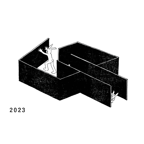 卯年2023年賀状のデザイン10−1