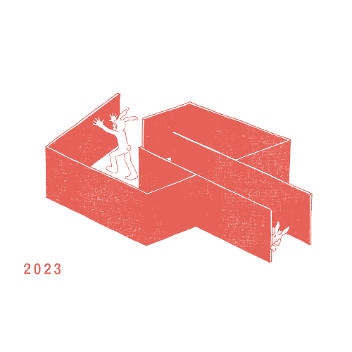 卯年2023年賀状のデザイン10−2