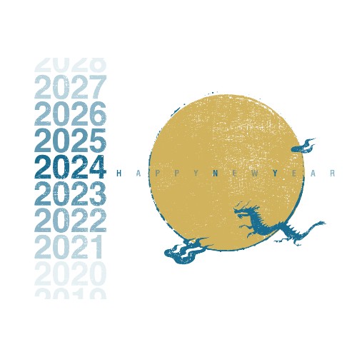 辰年2024年賀状のデザイン01-2