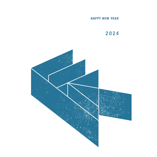 辰年2024年賀状のデザイン11-3