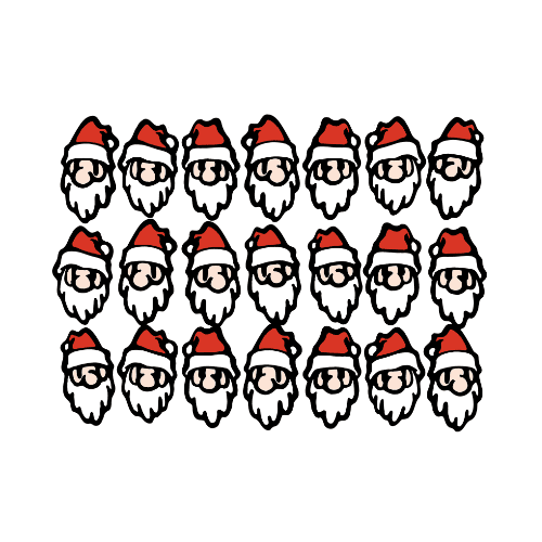 クリスマスのイラストレーション04